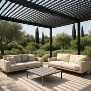 Pérgola Metálica de Jardín